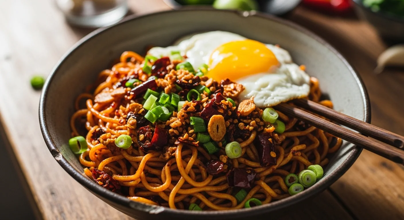 This Crispy Chili Oil Noodle Bowl Took Over My Entire Week