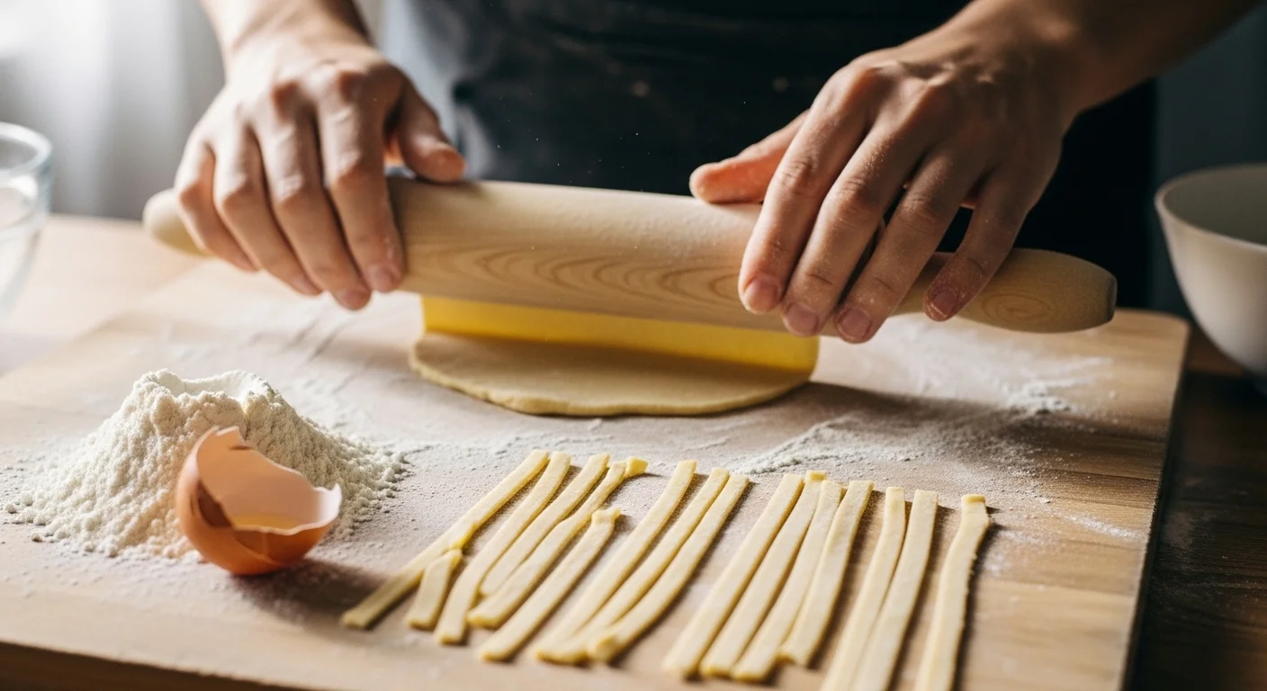 Easy homemade noodles in 20 minutes