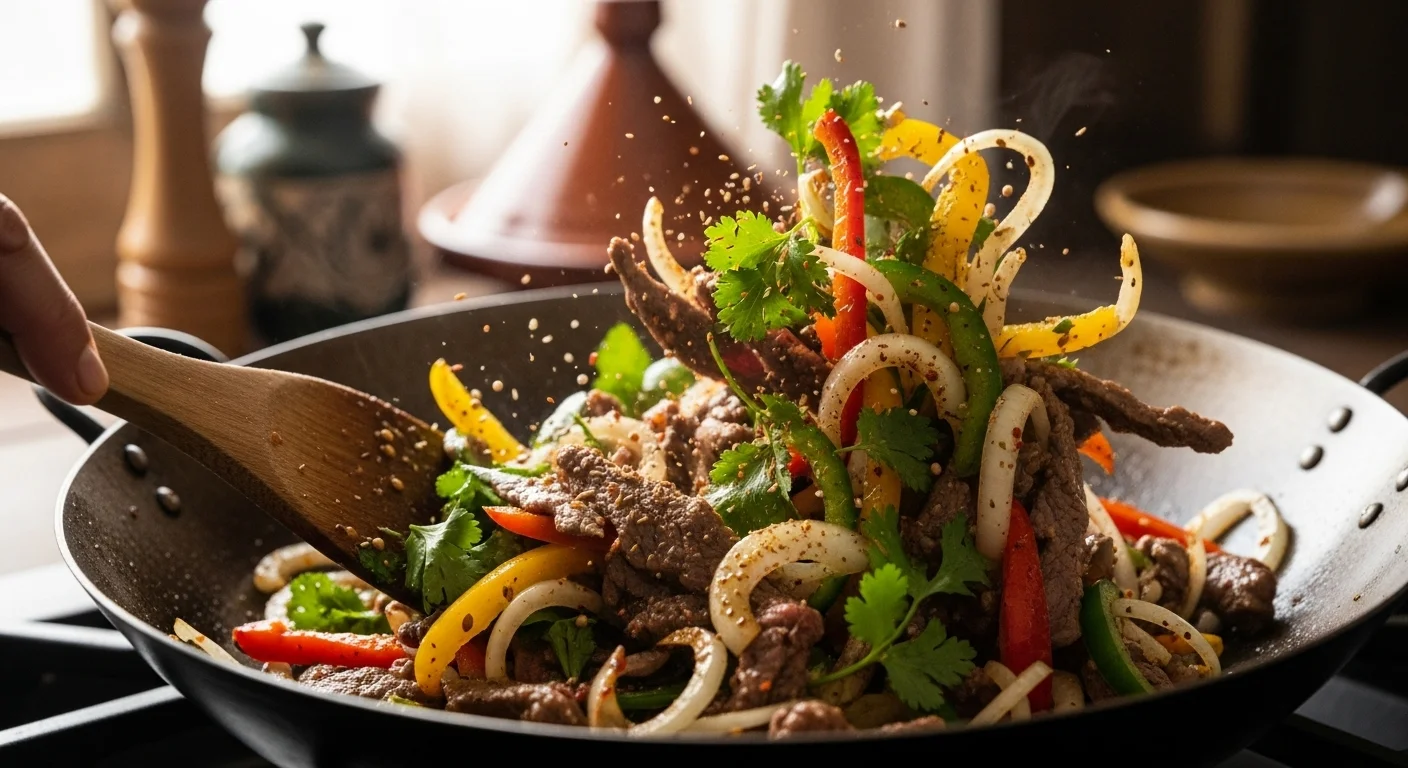 Quick Middle Eastern stir fry without sugar