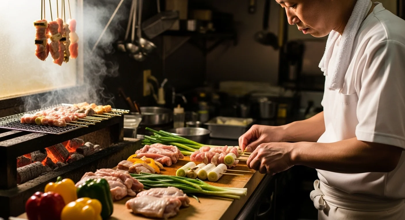How to make traditional Japanese kebab