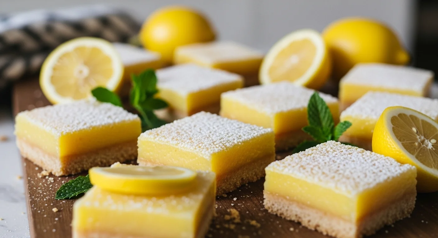 The Best Vegan Lemon Bars (Perfectly Tangy & Sweet)