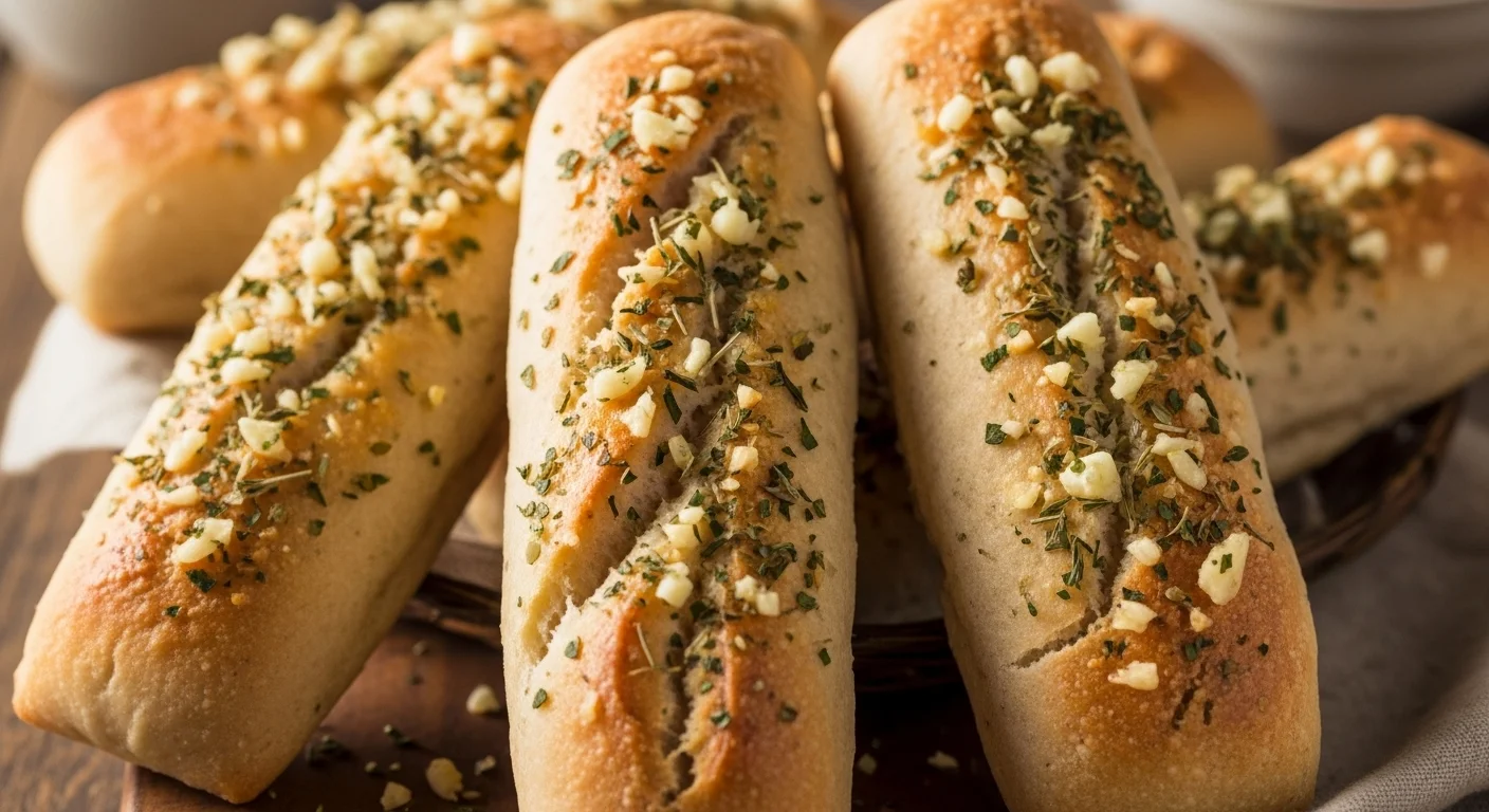 Easy Gluten-Free Breadsticks Recipe (Chewy & Garlicky)