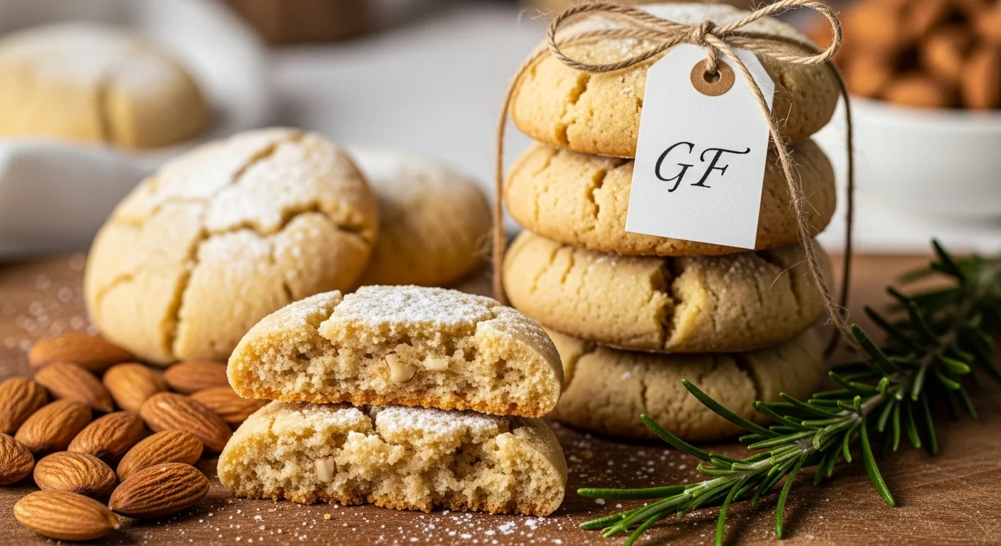 Melt-In-Your-Mouth Almond Flour Shortbread Cookies (GF)