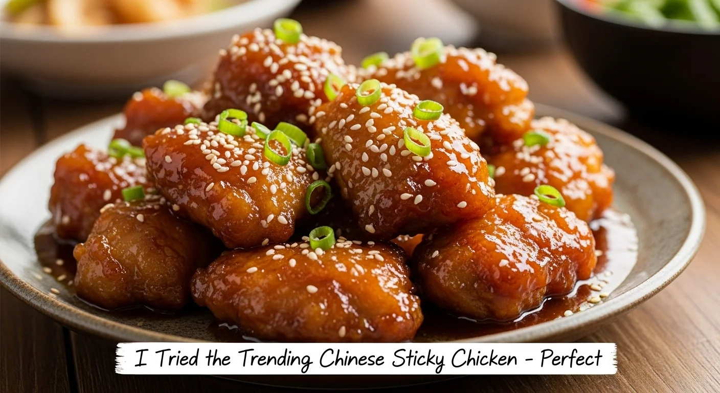I Tried the Trending Chinese Sticky Chicken�Perfect
