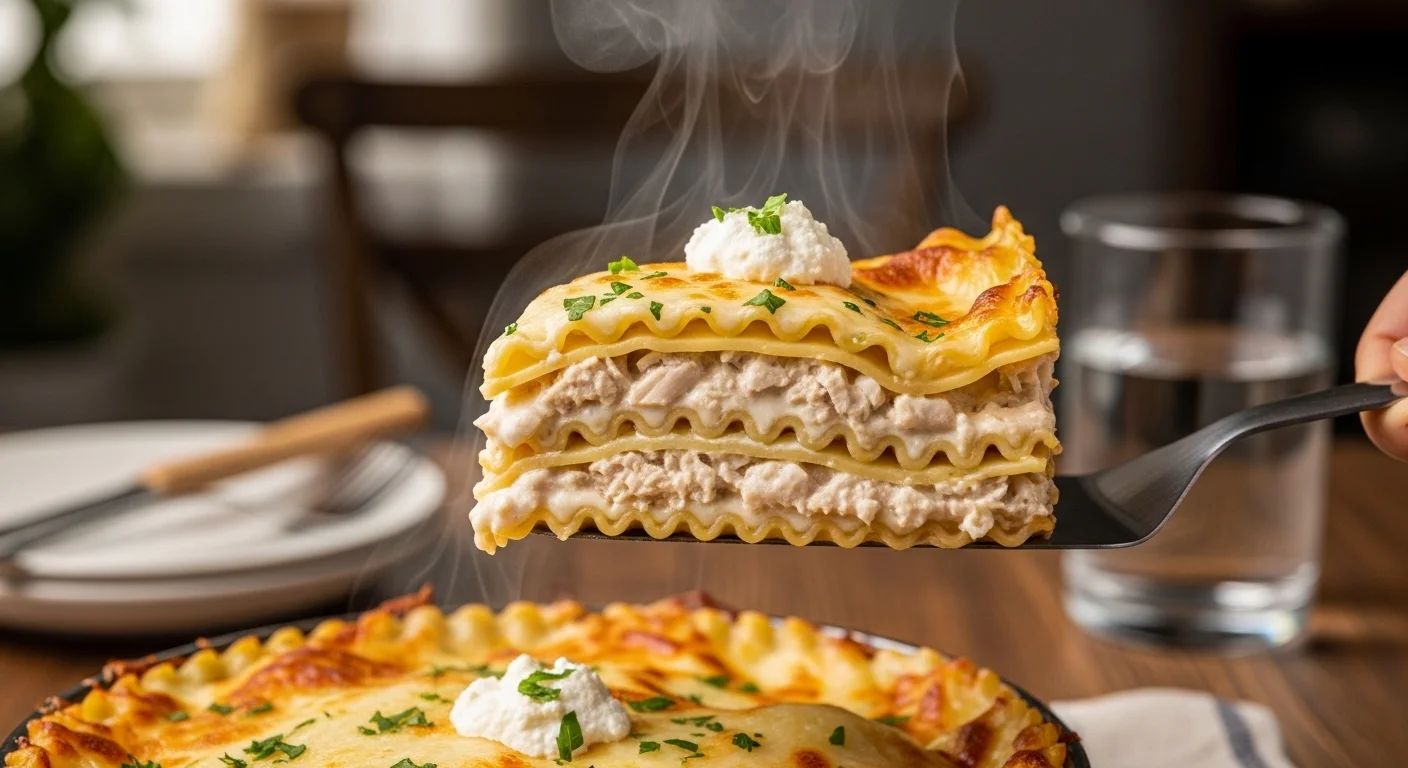 I Tried the TikTok Chicken Alfredo Lasagna�WOW