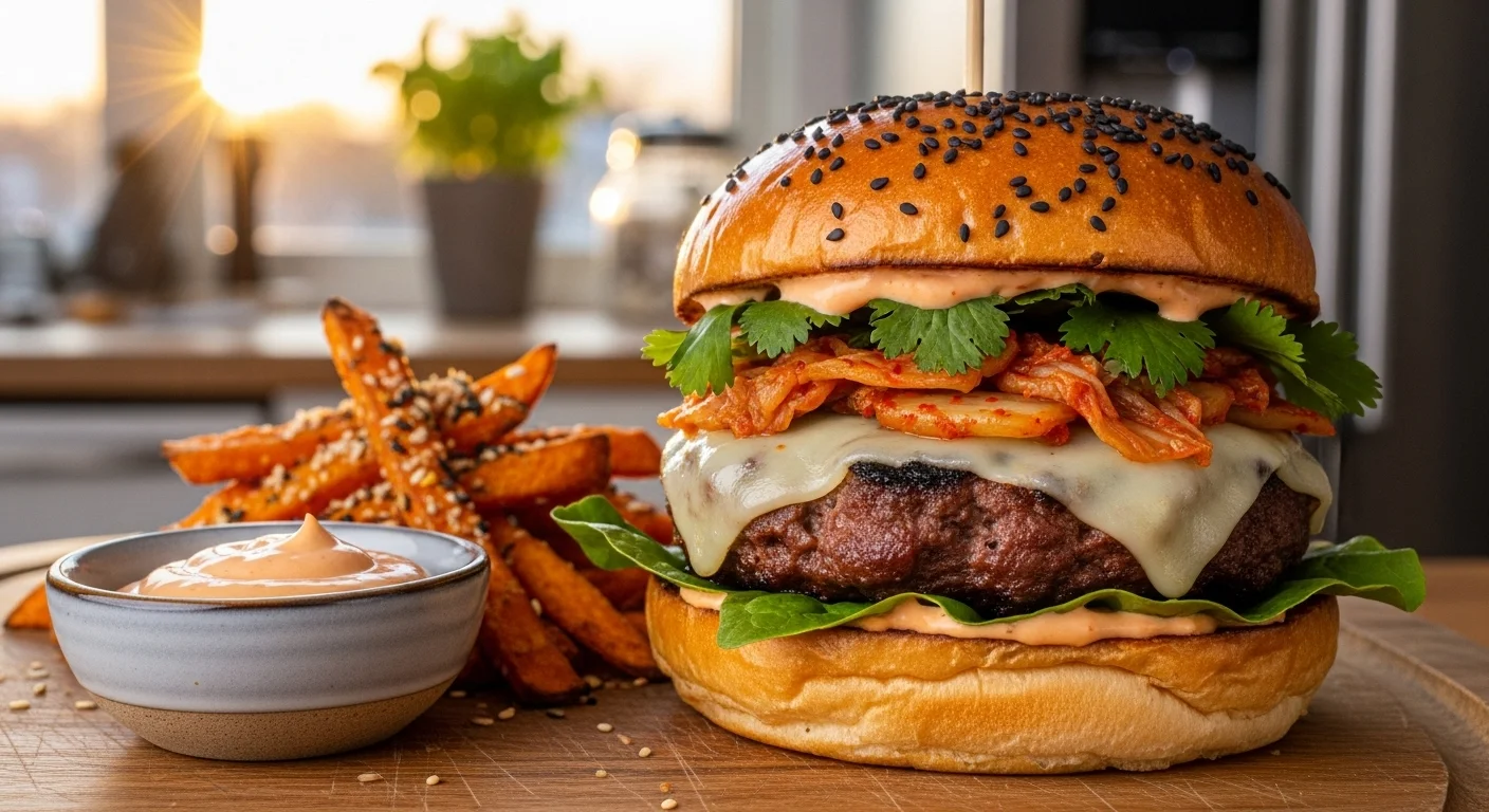 Authentic Fusion style burger at home