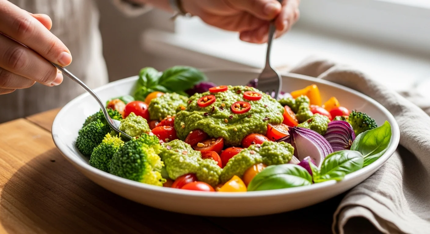 Everyone�s Trying This Spicy Pesto Veg Bowl�Here�s Why
