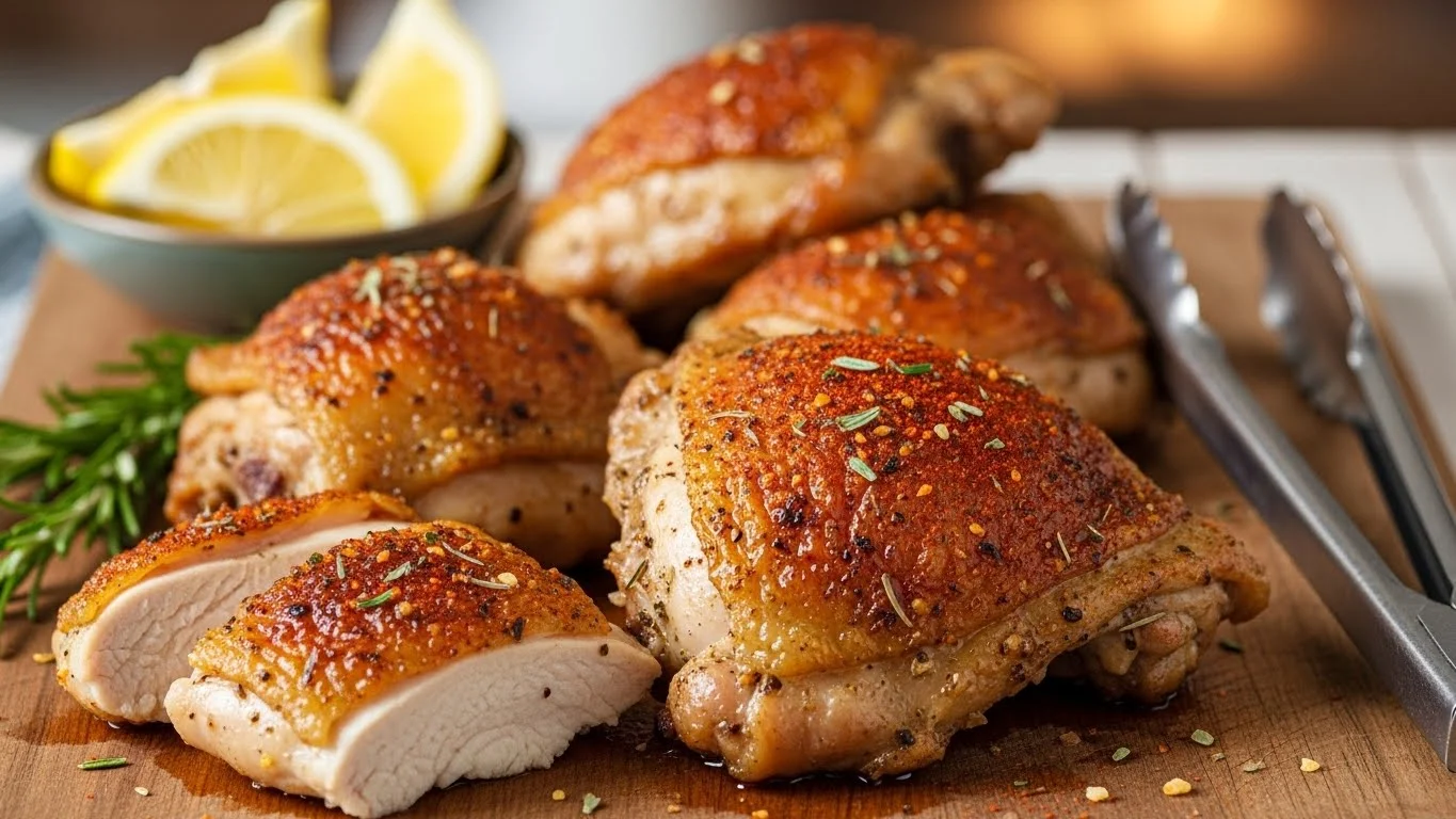 Juicy Air Fryer Chicken Thighs (A Quick Weeknight Win)