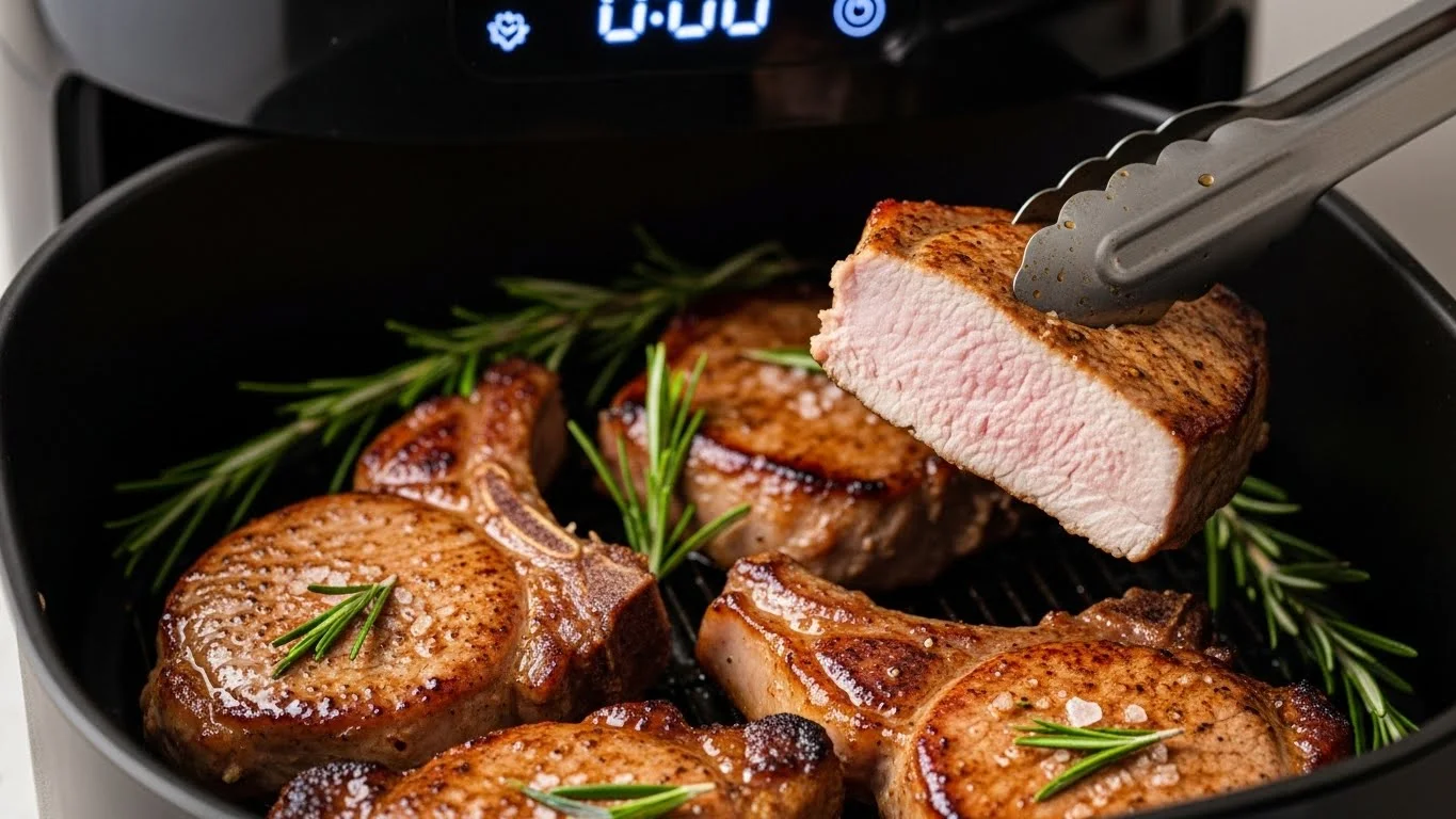 The Best Air Fryer Pork Chops (Juicy & Never Dry)