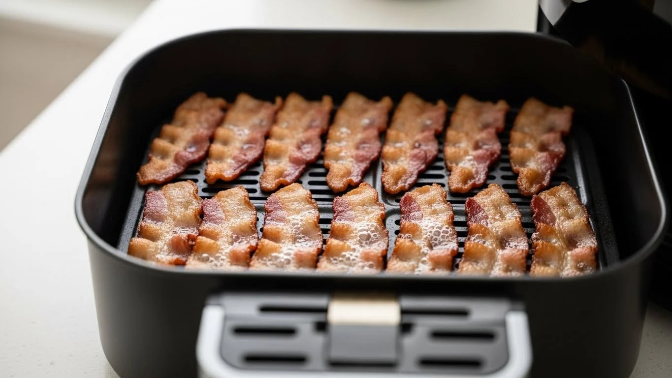 How To Make Perfect Air Fryer Bacon (No Mess!)