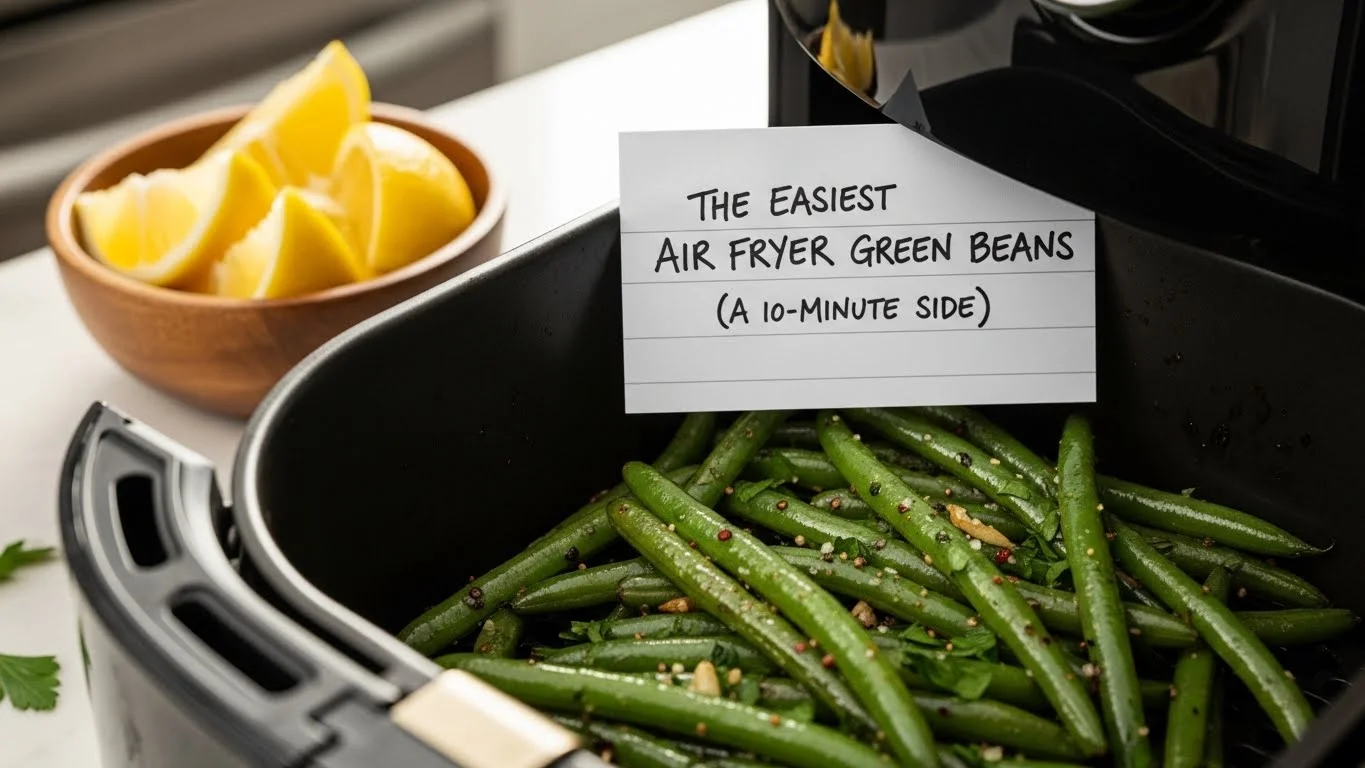 The Easiest Air Fryer Green Beans (A 10-Minute Side)
