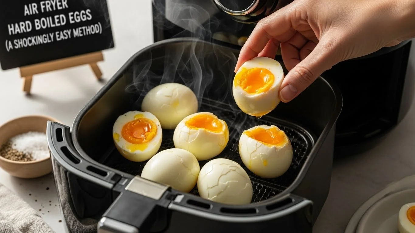 Air Fryer Hard Boiled Eggs (A Shockingly Easy Method)