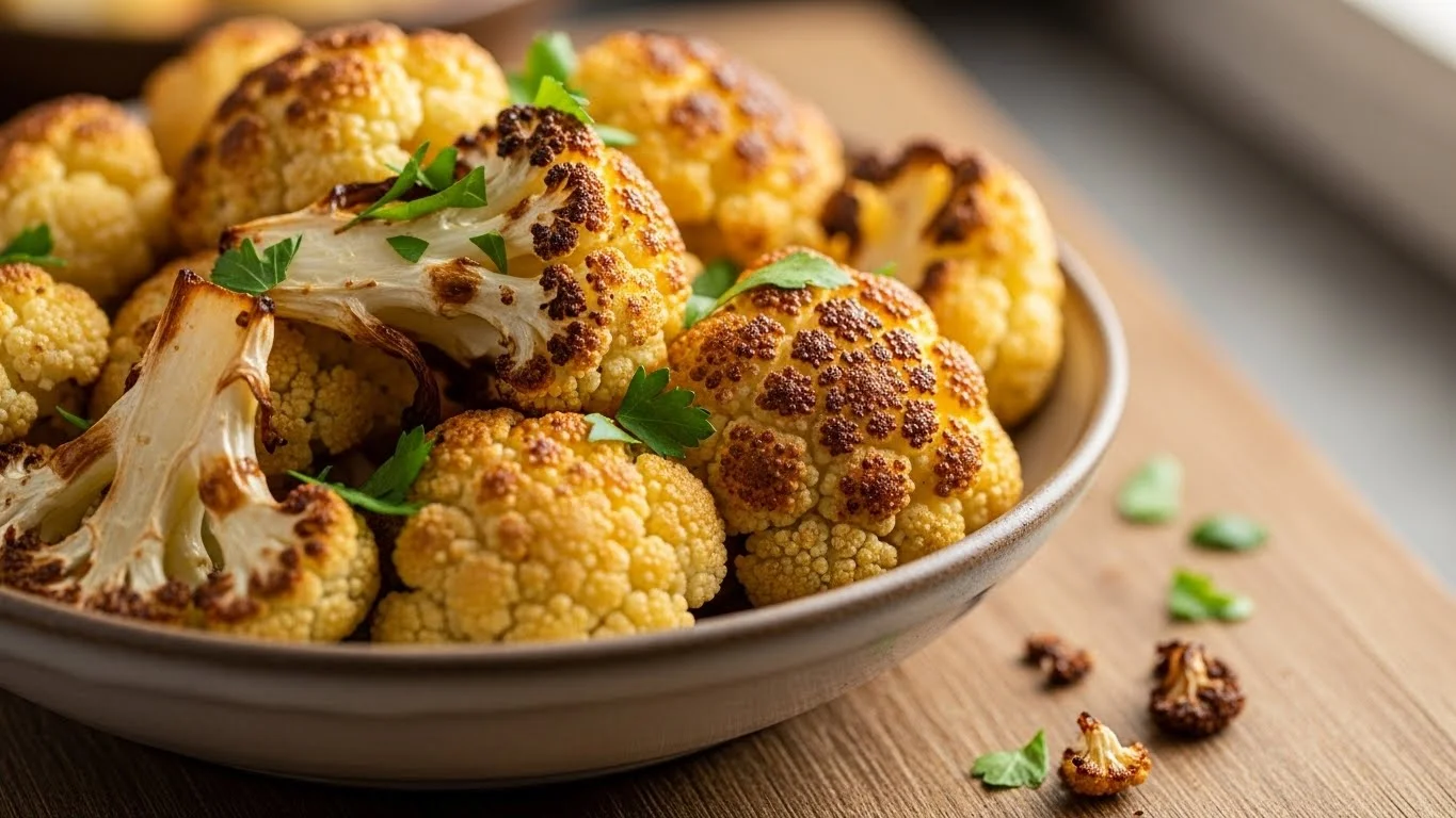 Perfectly Roasted Air Fryer Cauliflower (A Healthy Side)