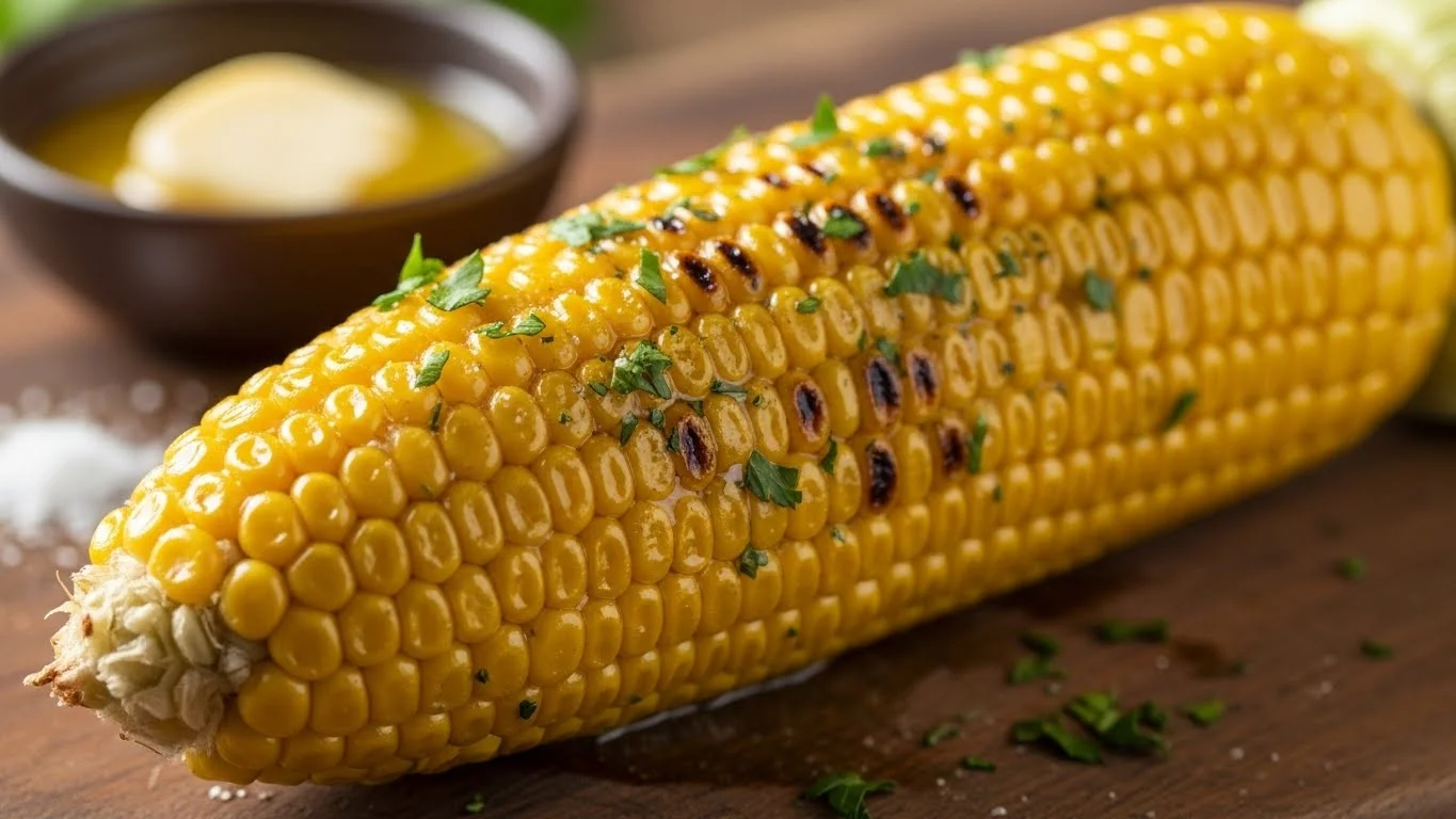 Perfect Air Fryer Corn On The Cob (Sweet & Juicy)