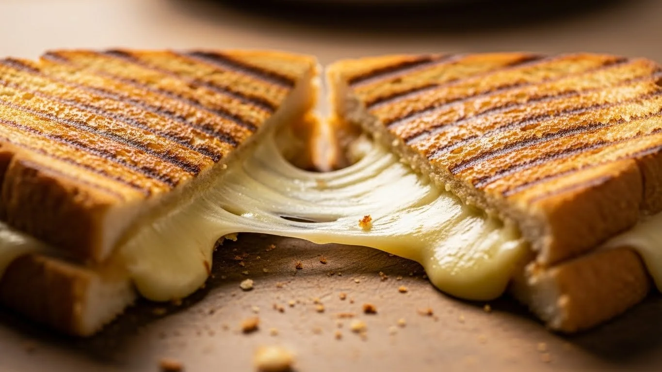 The Perfect Air Fryer Grilled Cheese (So Gooey)
