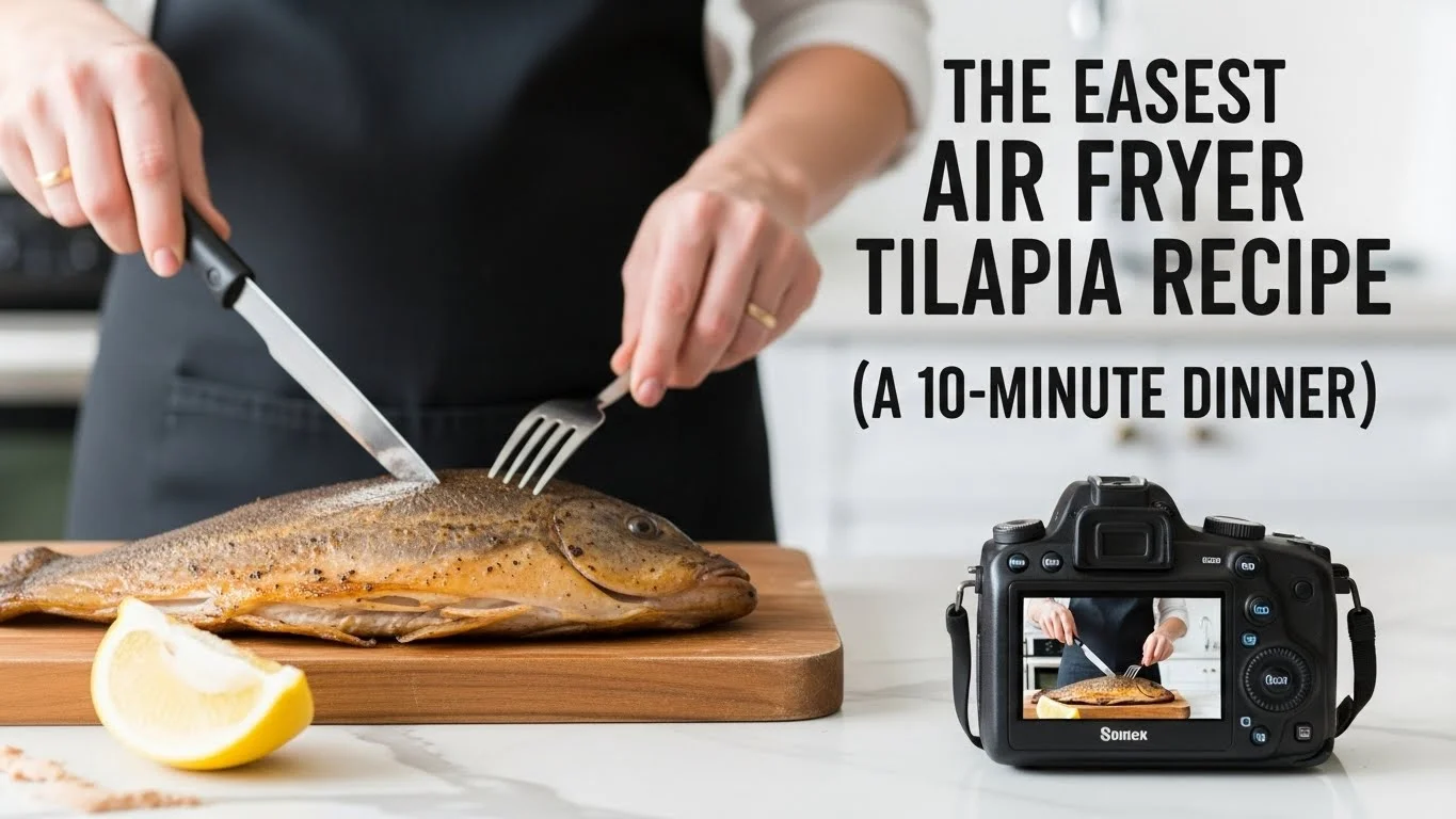 The Easiest Air Fryer Tilapia Recipe (A 10-Minute Dinner)