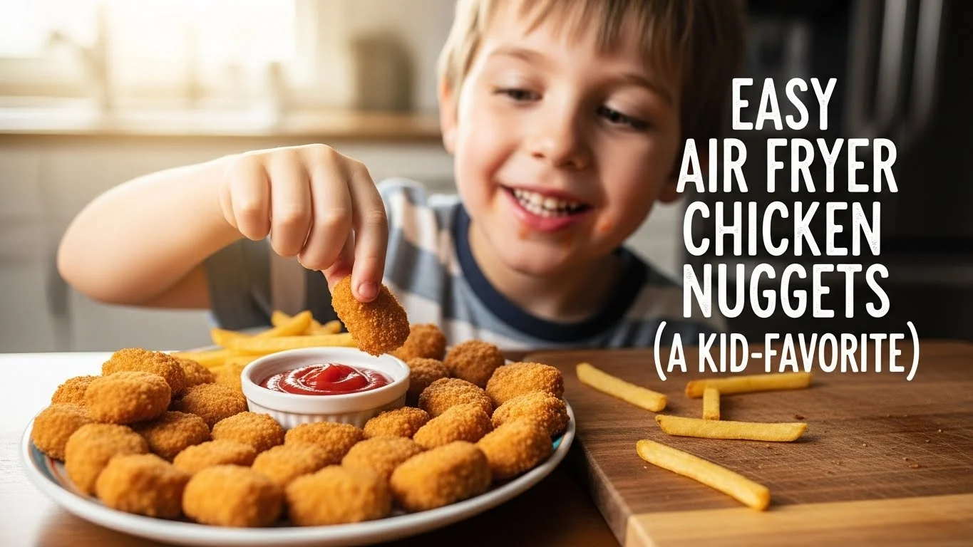 Easy Air Fryer Chicken Nuggets (A Kid-Favorite)