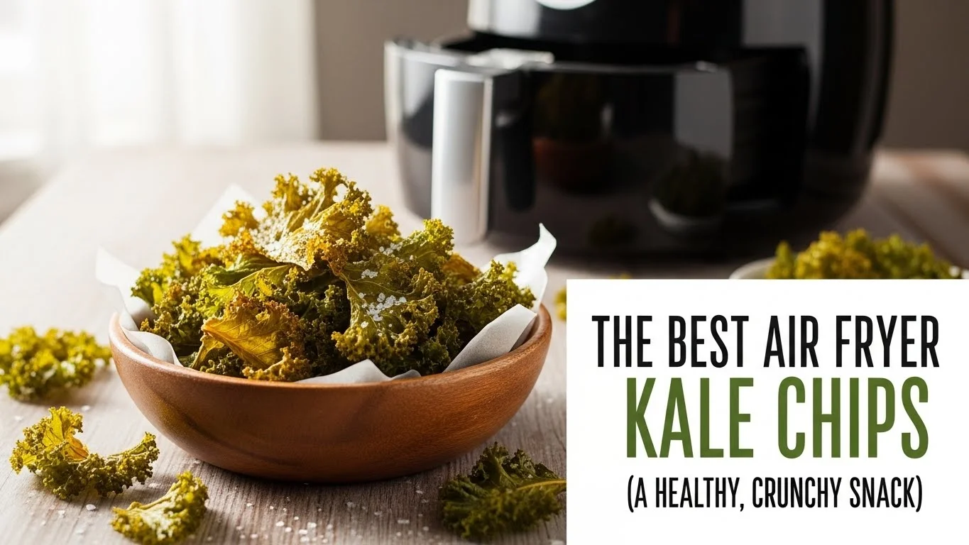 The Best Air Fryer Kale Chips (A Healthy, Crunchy Snack)