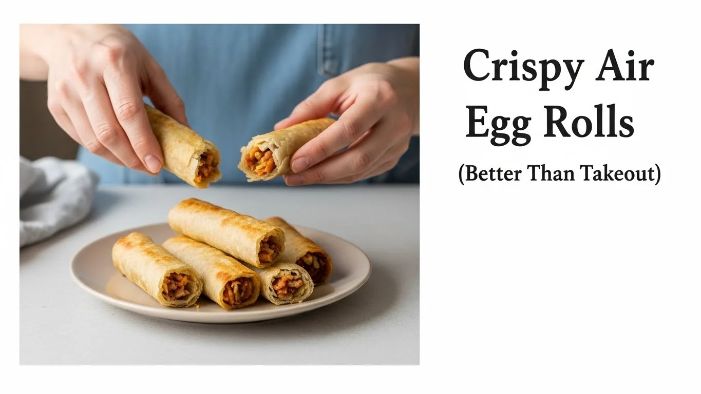 Crispy Air Fryer Egg Rolls (Better Than Takeout)