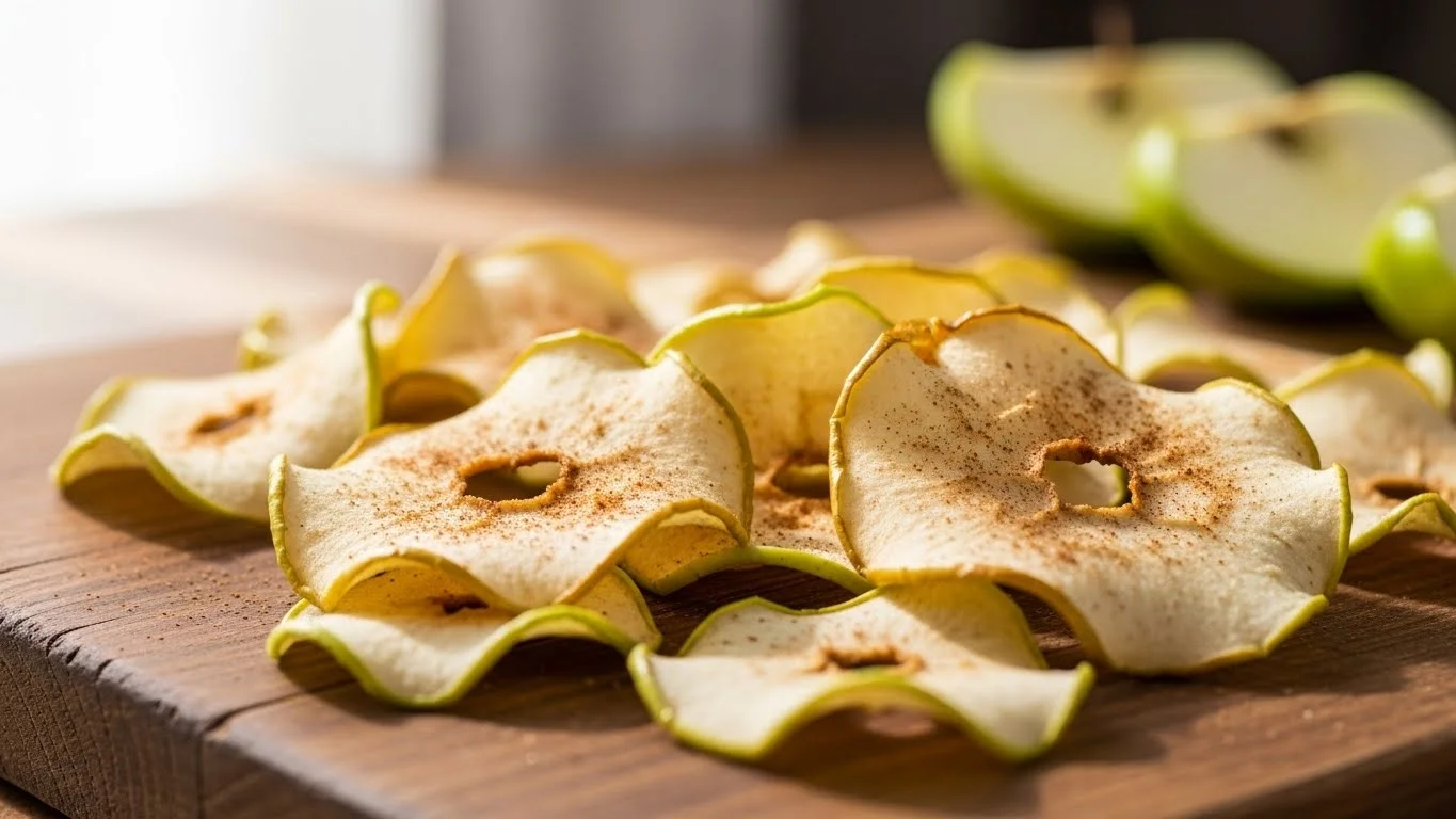 Homemade Air Fryer Apple Chips (A 2-Ingredient Snack)