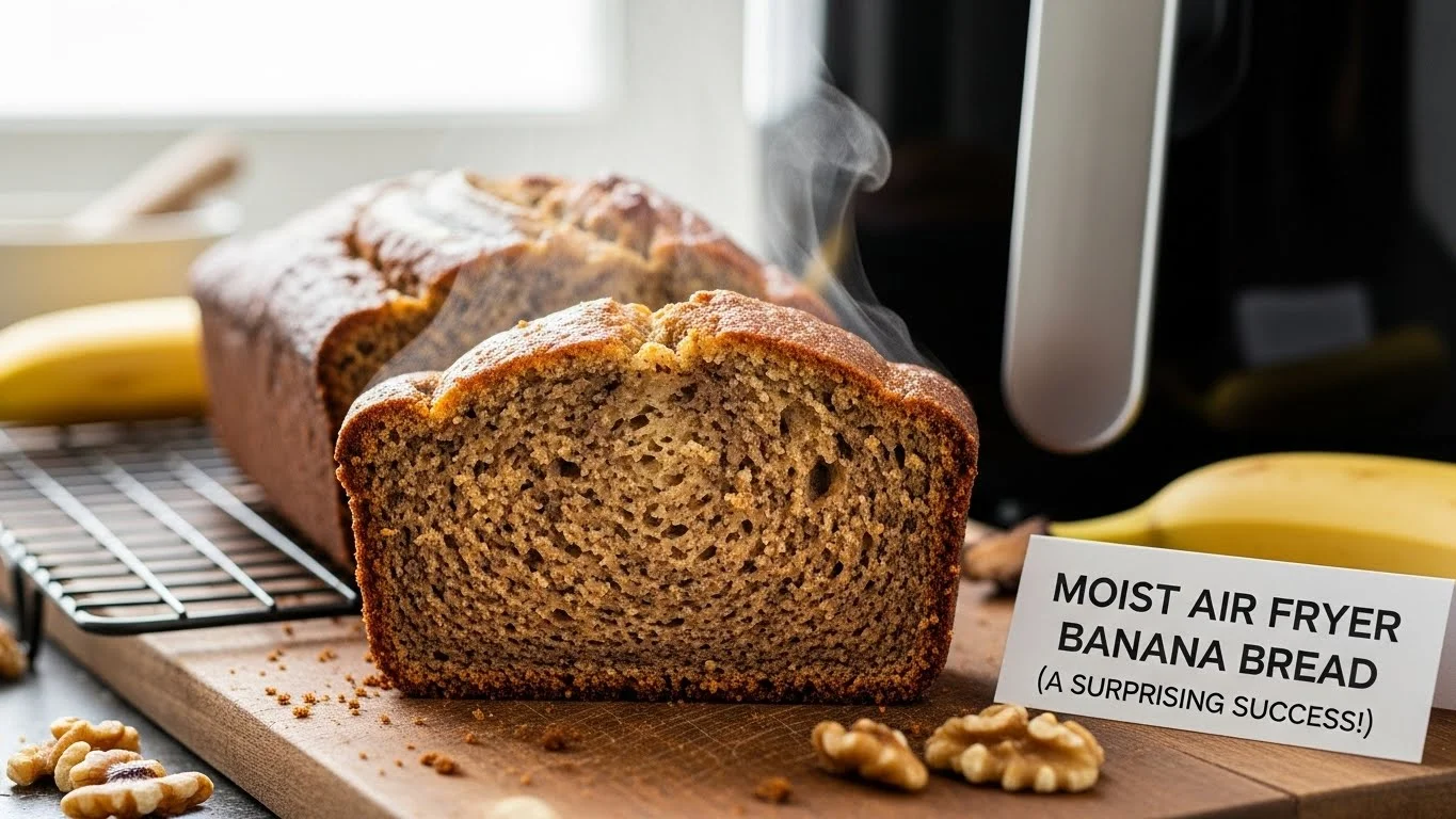 Moist Air Fryer Banana Bread (A Surprising Success!)