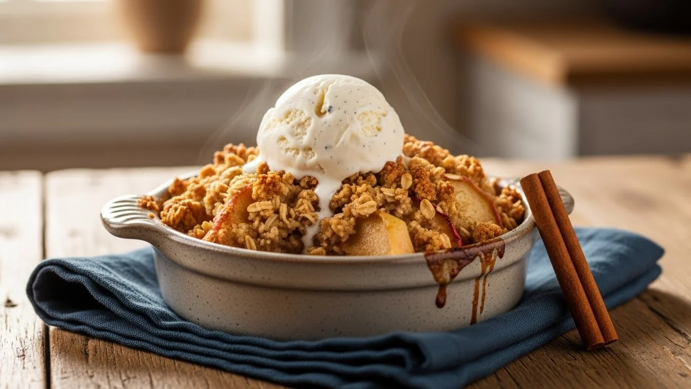 Easy Air Fryer Apple Crisp (A Quick, Cozy Dessert)