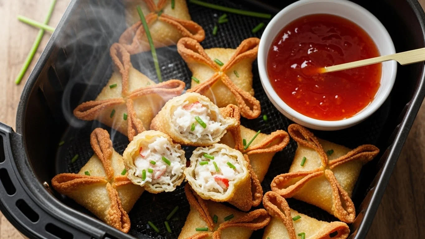 The Best Air Fryer Crab Rangoon (A Takeout Fakeout)
