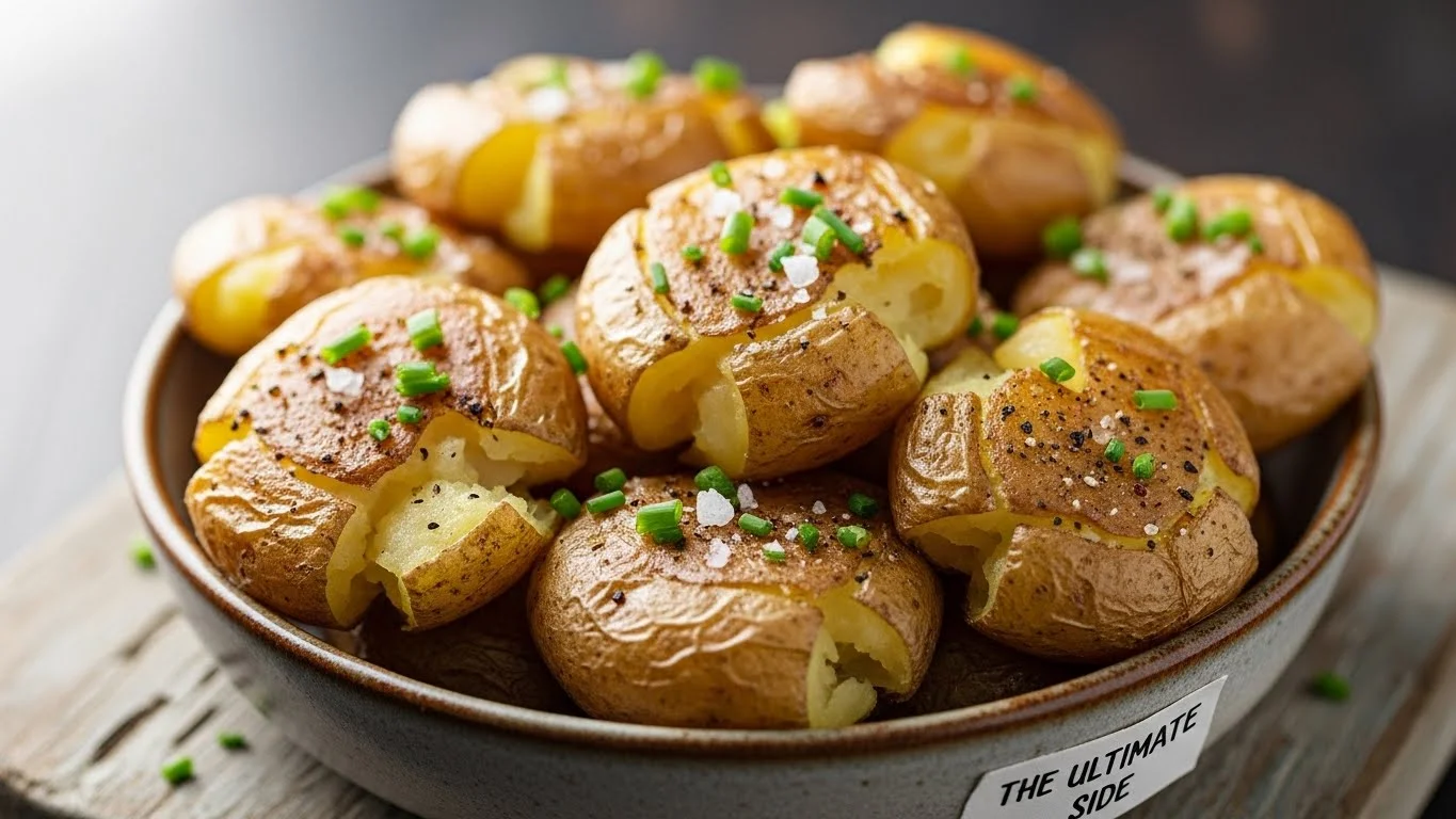 Crispy Air Fryer Smashed Potatoes (The Ultimate Side)