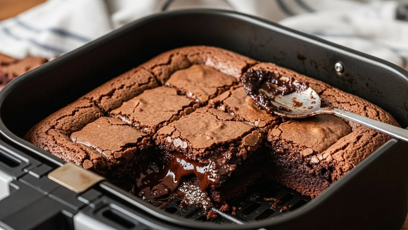 Gooey Air Fryer Brownies (A Small-Batch Treat)