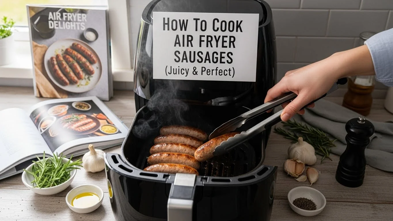 How To Cook Air Fryer Sausages (Juicy & Perfect)