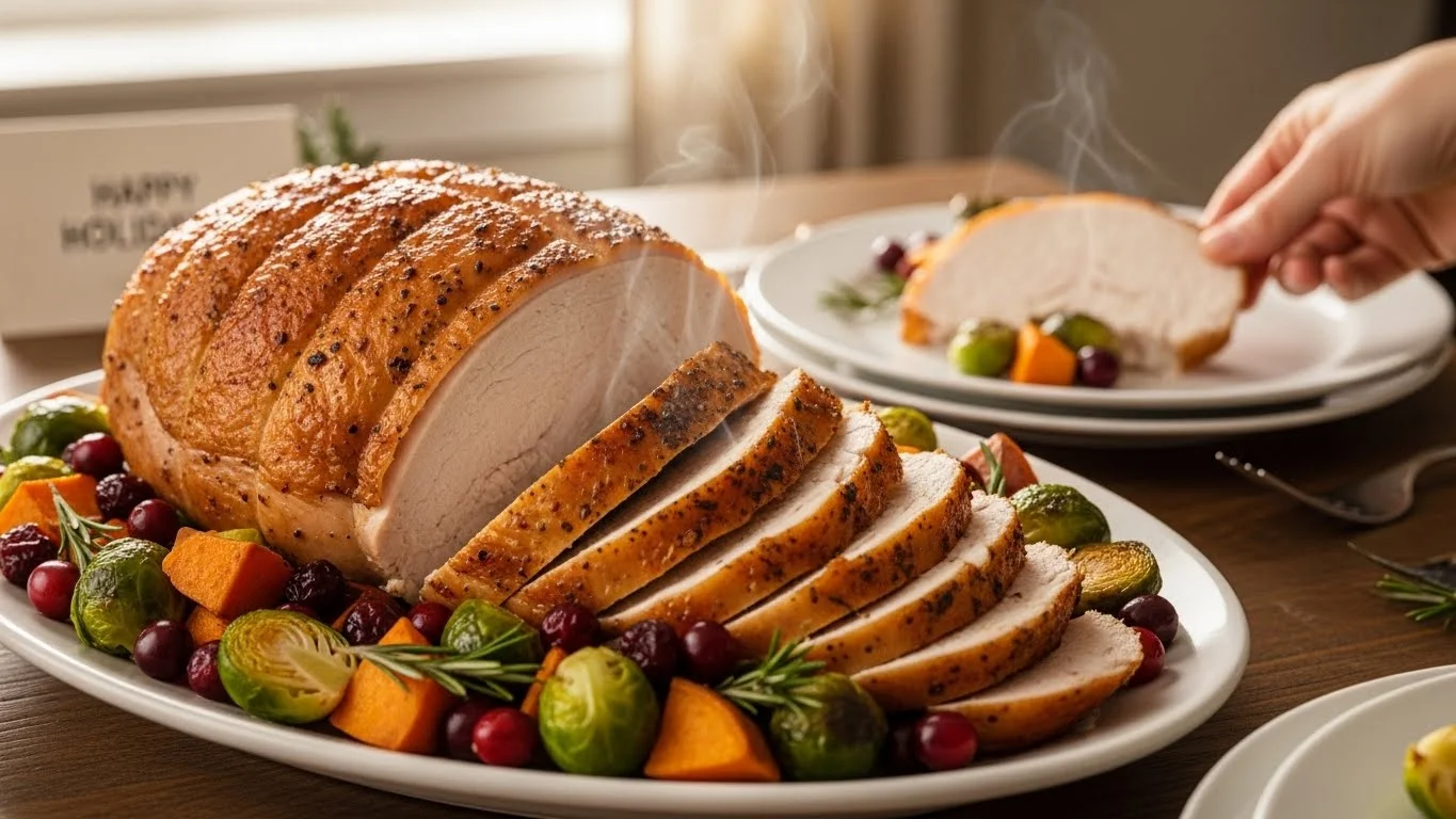 Juicy Air Fryer Turkey Breast (Perfect For Holidays)