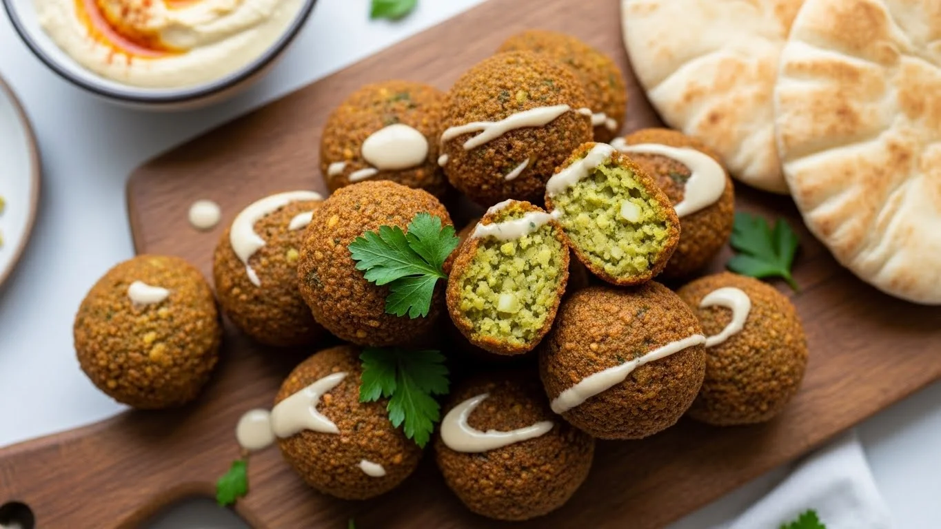 Crispy Air Fryer Falafel (A Quick & Healthy Meal)