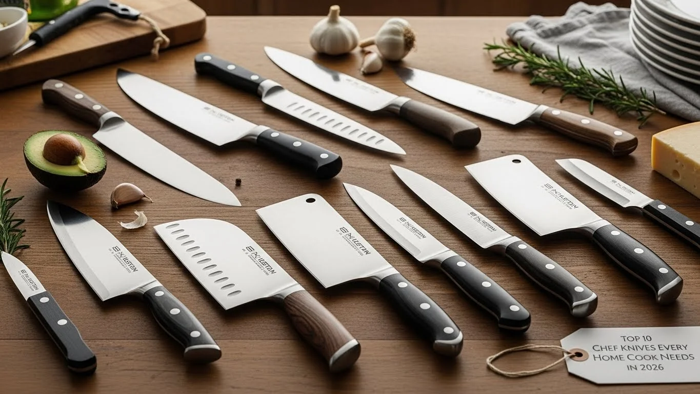 Top 10 Chef Knives Every Home Cook Needs in 2026