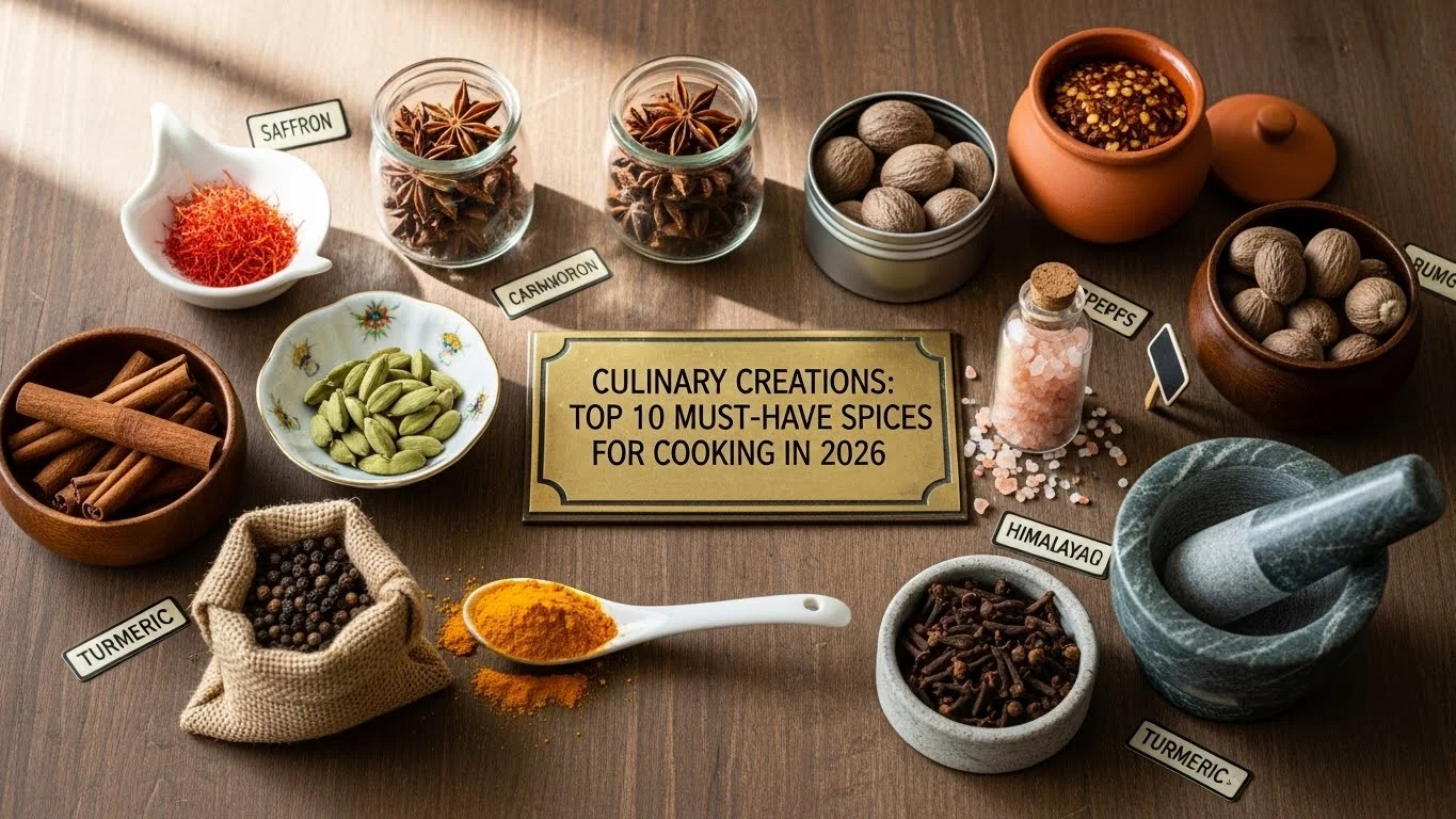 Culinary Creations: Top 10 Must-Have Spices for Cooking in 2026